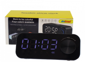 Screenshot 2022-01-29 at 00-00-16 Ασύρματο επαναφορτιζόμενο Bluetooth ηχείο με ρολόι και ξυπνητήρι 5W μαύρο Q-YX126 Andowl